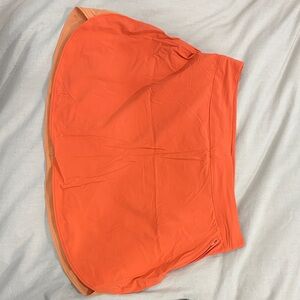 Outdoor Voices Bright Orange Athletic Skort